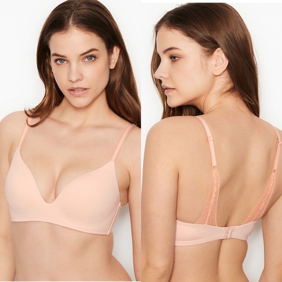 VICTORIA’S Secret THE T-SHIRT Wireless Lace-back Bra - Picture 1 of 1